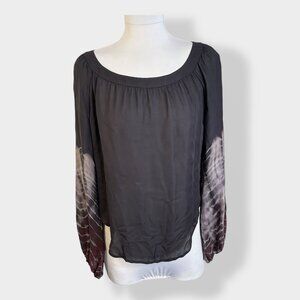 L'AGENCE‎ Silk Tie Dye Blouse